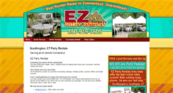 Desktop Screenshot of ez-partyrentals.com